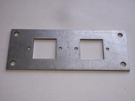 Rear Panel Tile with 2 x Entering size 3A (Harting)